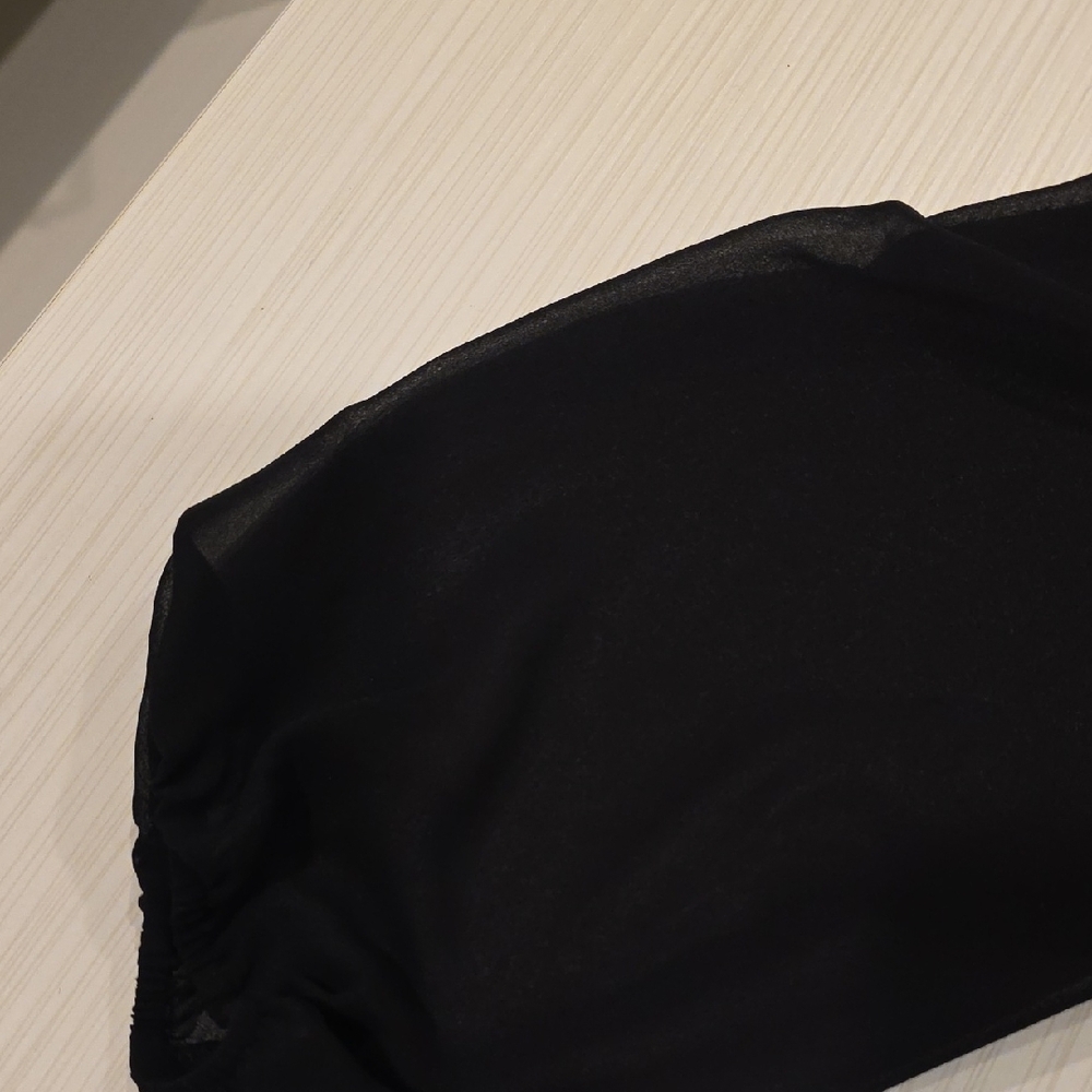 Adrianna Papell Black Long Sleeve Dress - Picture 2 of 4